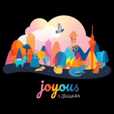 Joyous Joggers - Mens Poly Tee Design